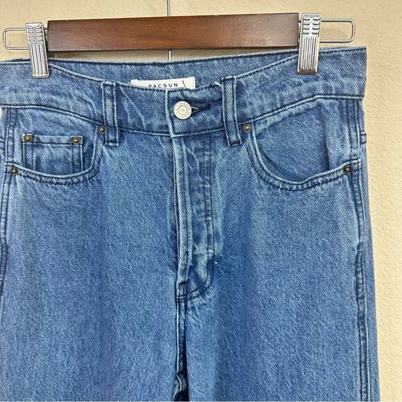 PacSun Eco Bandana Patch High Waisted Baggy Jeans Size 25 - Picture 4 of 15